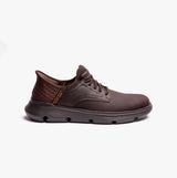 Skechers 205046/CHOC GARZA-GERVIN Mens Casual Trainers Chocolate