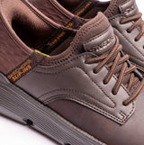 Skechers 205046/CHOC GARZA-GERVIN Mens Casual Trainers Chocolate