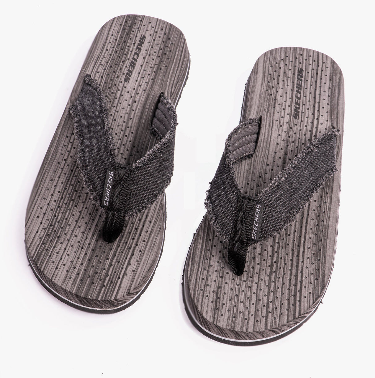 Skechers 205097/BLK TANTRIC - COPANO Mens Toe Post Sandals Black