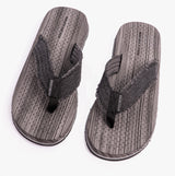 Skechers 205097/BLK TANTRIC - COPANO Mens Toe Post Sandals Black