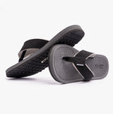 Skechers 205098/BLK TANTRIC - FRITZ Mens Toe Post Sandals Black