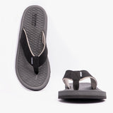 Skechers 205098/BLK TANTRIC - FRITZ Mens Toe Post Sandals Black