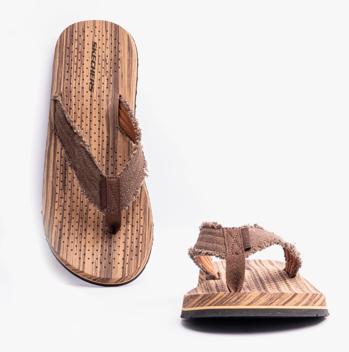 Skechers 205098/BRN TANTRIC - FRITZ Mens Toe Post Sandals Brown