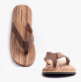 Skechers 205098/BRN TANTRIC - FRITZ Mens Toe Post Sandals Brown