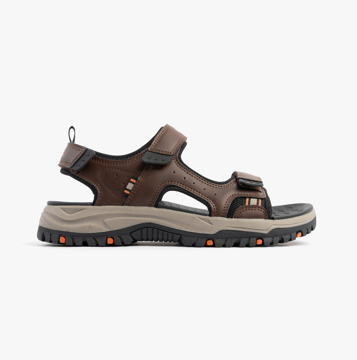 Skechers 205139/BRBK PREWITT - RIGDON Mens Sandals Brown/Black