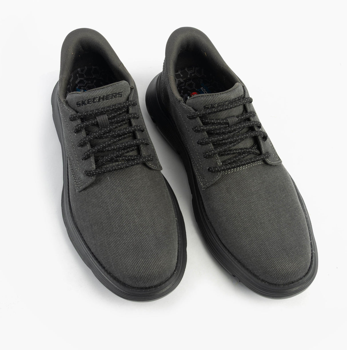 Skechers 205352/BLK GARZA - CLIVE Mens Shoes Black