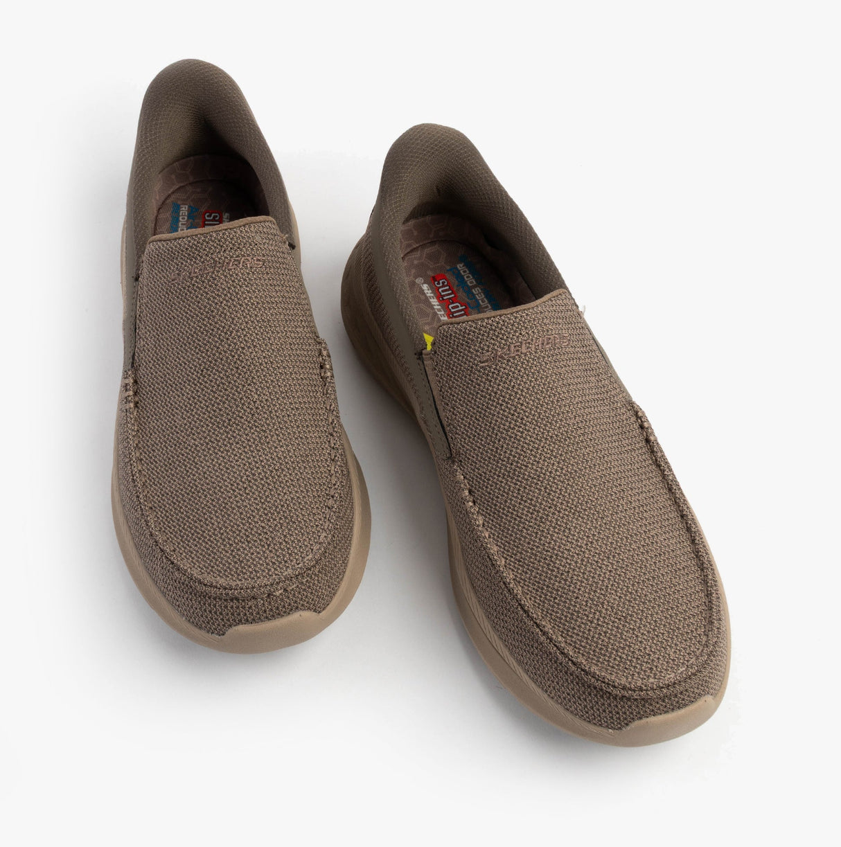 Skechers 205451/TPE POLLARD - WILFRED Mens Shoes Taupe