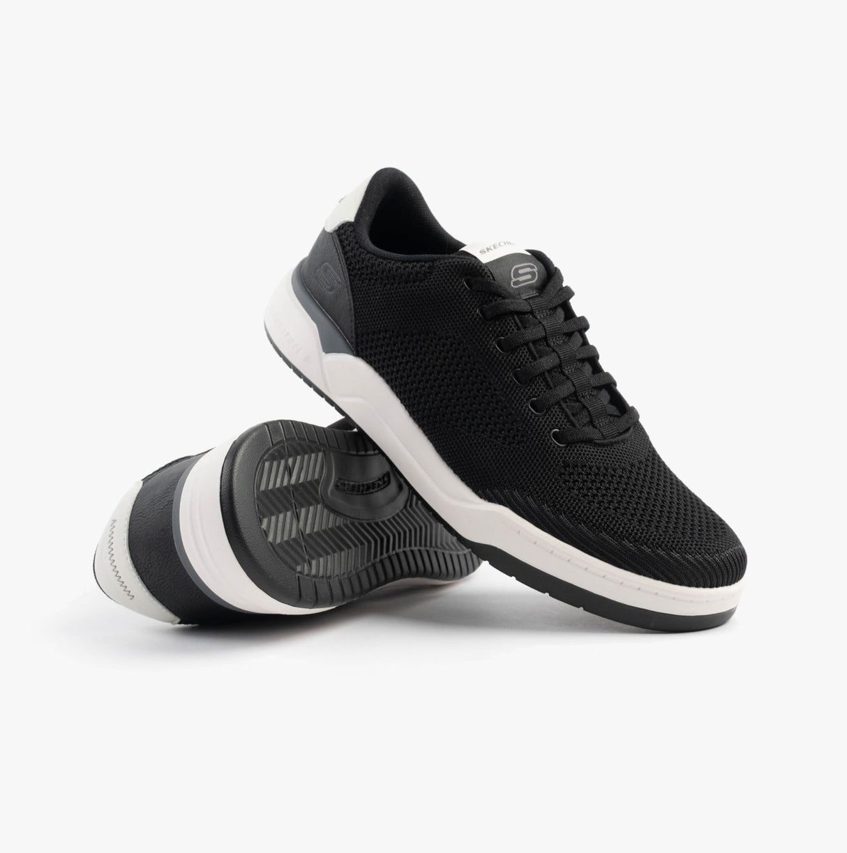 Skechers 210793/BLK CORLISS - DORSET Mens Trainers Black