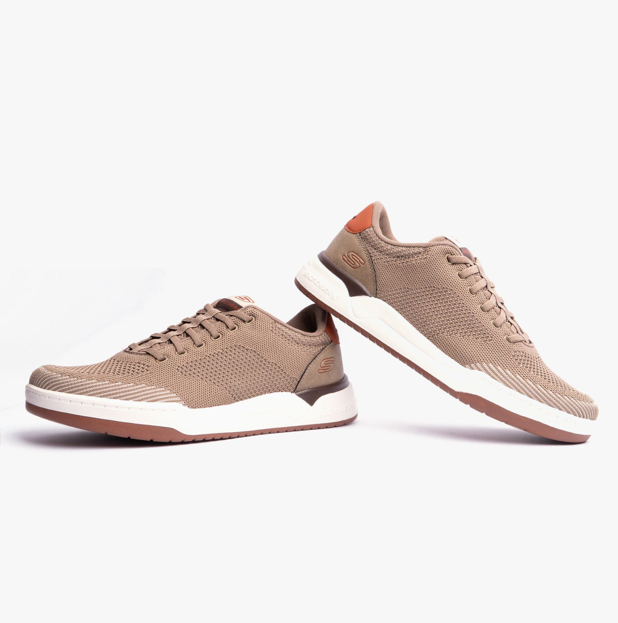 Skechers 210793/TPE CORLISS - DORSET Mens Shoes Taupe