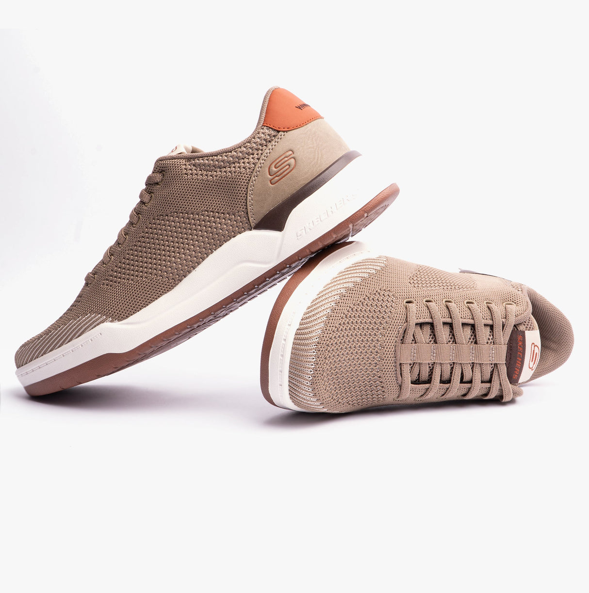 Skechers 210793/TPE CORLISS - DORSET Mens Shoes Taupe