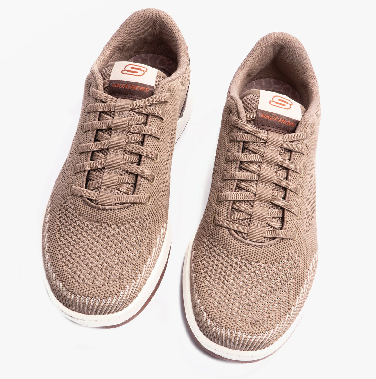 Skechers 210793/TPE CORLISS - DORSET Mens Shoes Taupe