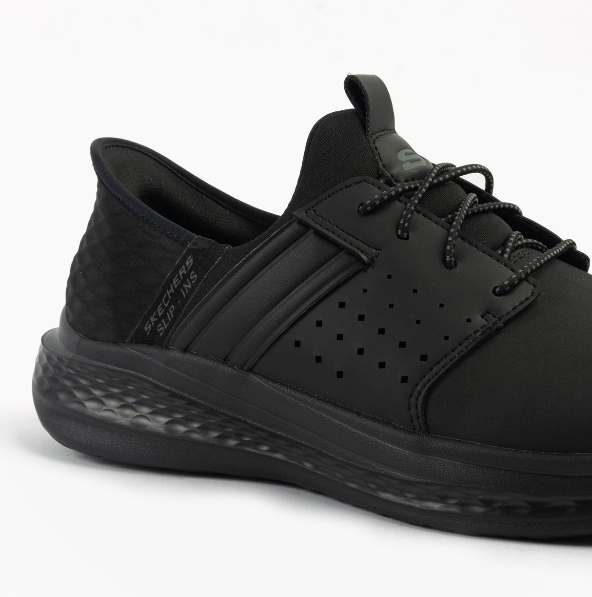 Skechers 210828/BBK SLADE - ZACHARY Mens Trainers Black