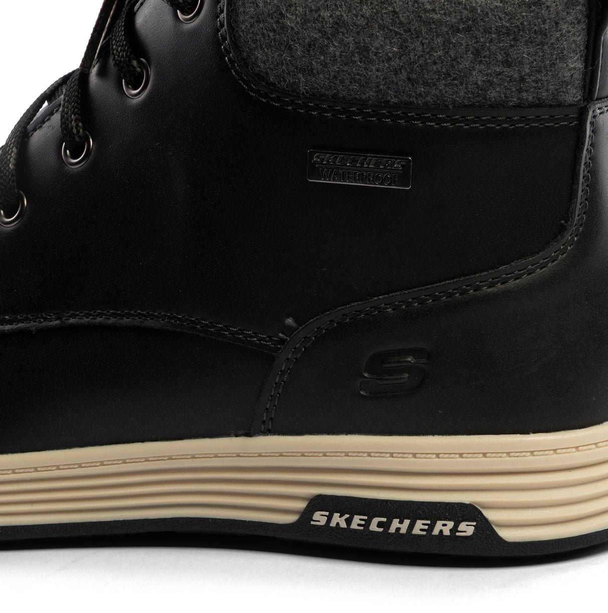 Skechers 210945/BLK CAVELL - ISAAC Mens Boots Black