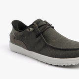 Skechers 210959/BKGY MELSON - CORONADO Mens Shoes Black/Grey