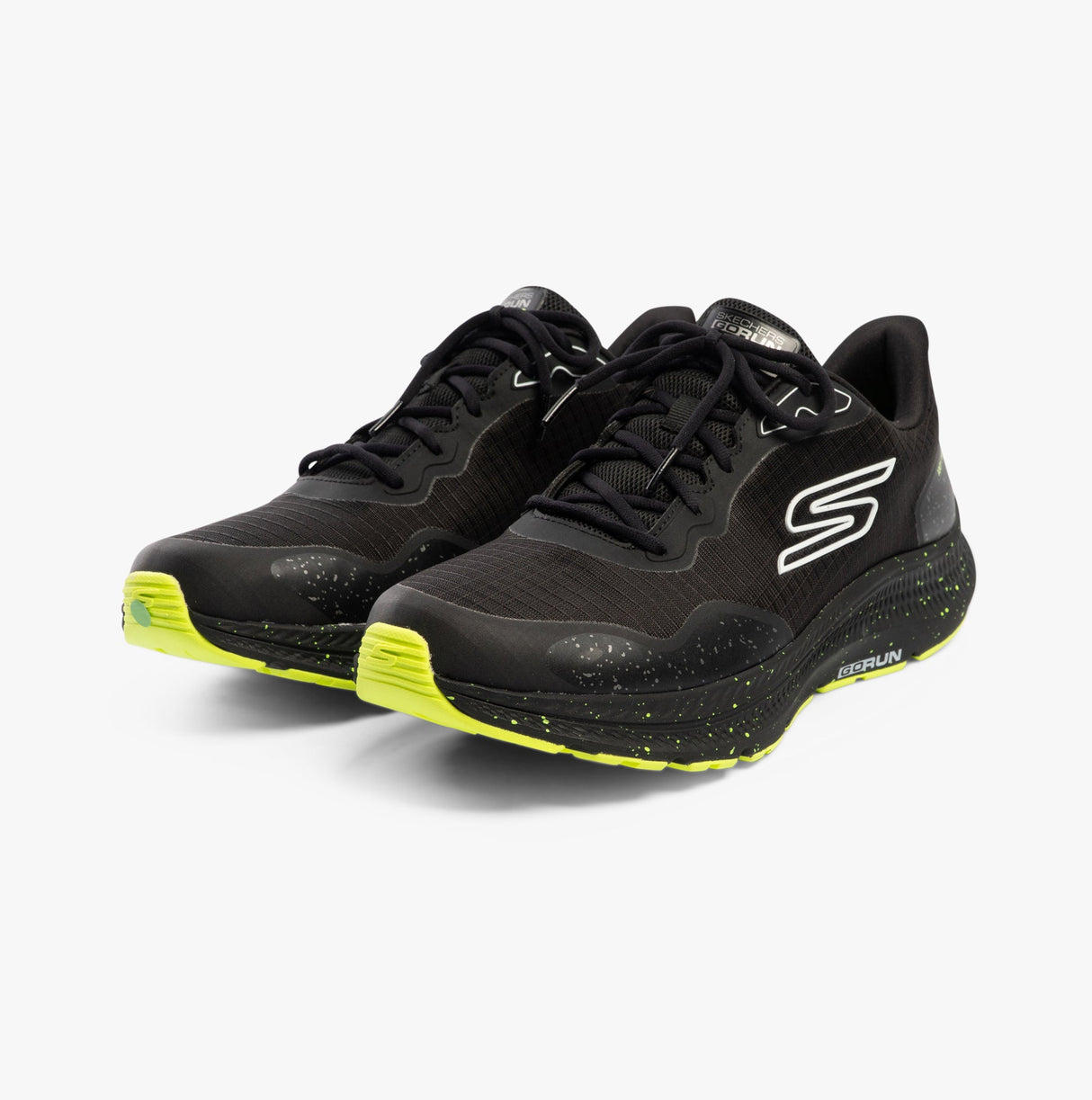 Skechers 220874/BKLM GO RUN CONSISTENT 2.0 - PIEDMONT Mens Trainers Black/Lime