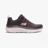 Skechers 232364/BKRD D'LUX WALKER - MEERNO Mens Trainers Black/Red