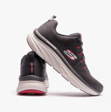 Skechers 232364/BKRD D'LUX WALKER - MEERNO Mens Trainers Black/Red