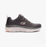 Skechers 232364/CCOR D'LUX WALKER - MEERNO Mens Trainers Charcoal/Orange