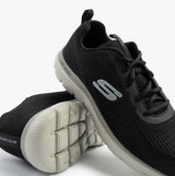 Skechers 232395/BKTP SUMMITS - TORRE Mens Trainers Black/Taupe