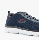 Skechers 232395/NVRD SUMMITS - TORRE Mens Trainers Navy/Red