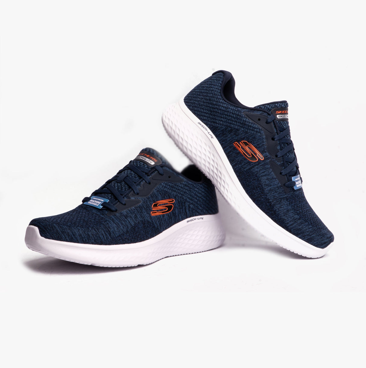 Skechers 232598/NVOR SKECH-LITE PRO-FAREGROVE Mens Casual Shoes Navy/Orange