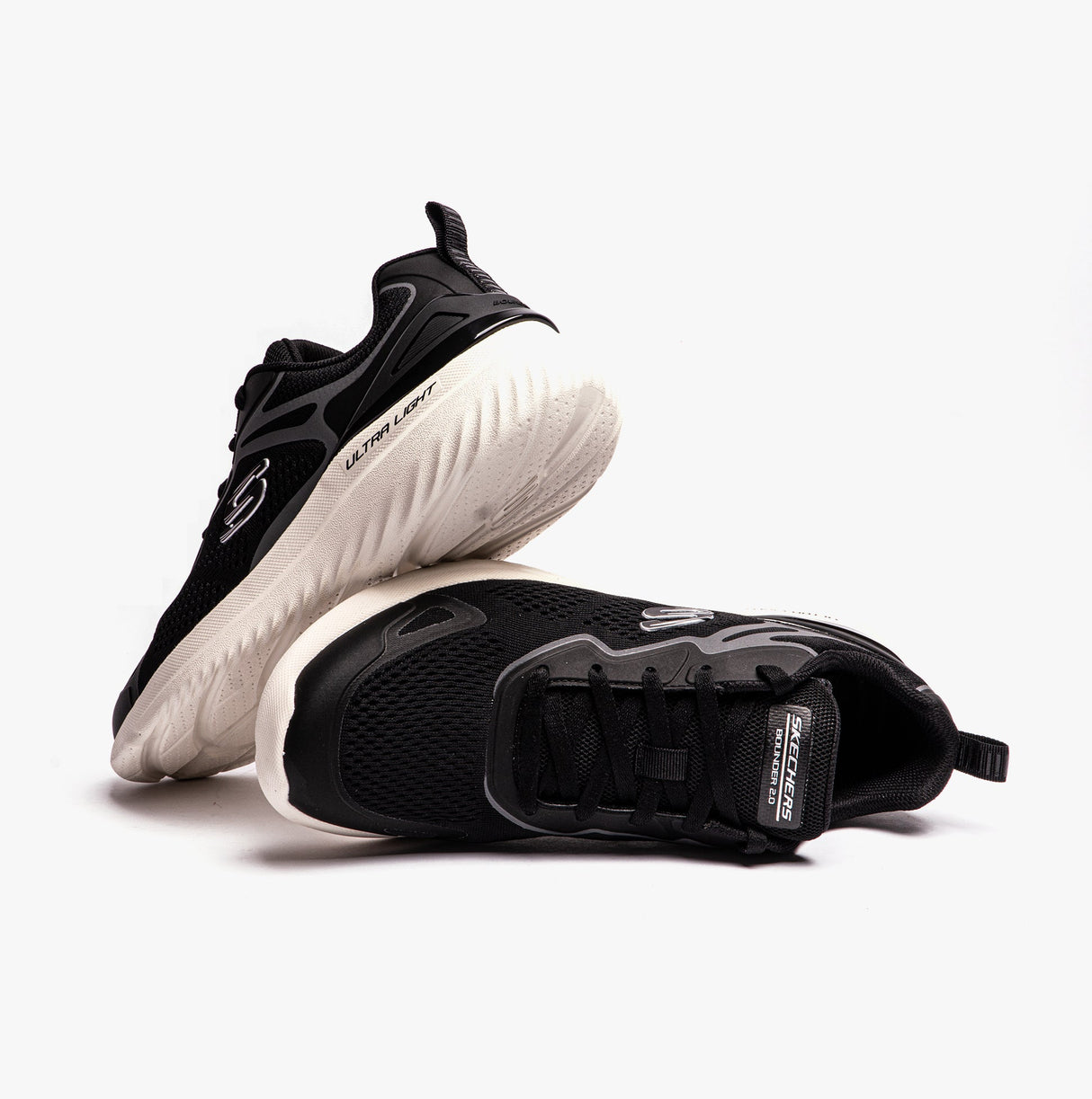 Skechers 232674/BKGY BOUNDER 2.0-ANDAL Mens Trainers Black/Gray