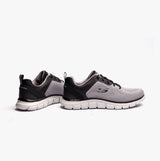Skechers 232698/GYBK TRACK - BROADER Mens Trainers Gray/Black