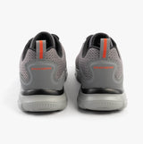 Skechers 232758/CCOR TRACK - LESHUR Mens Trainers Charcoal/Orange