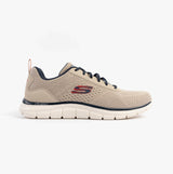 Skechers 232758/TPNV TRACK - LESHUR Mens Trainers Taupe/Navy