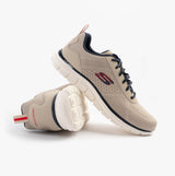 Skechers 232758/TPNV TRACK - LESHUR Mens Trainers Taupe/Navy