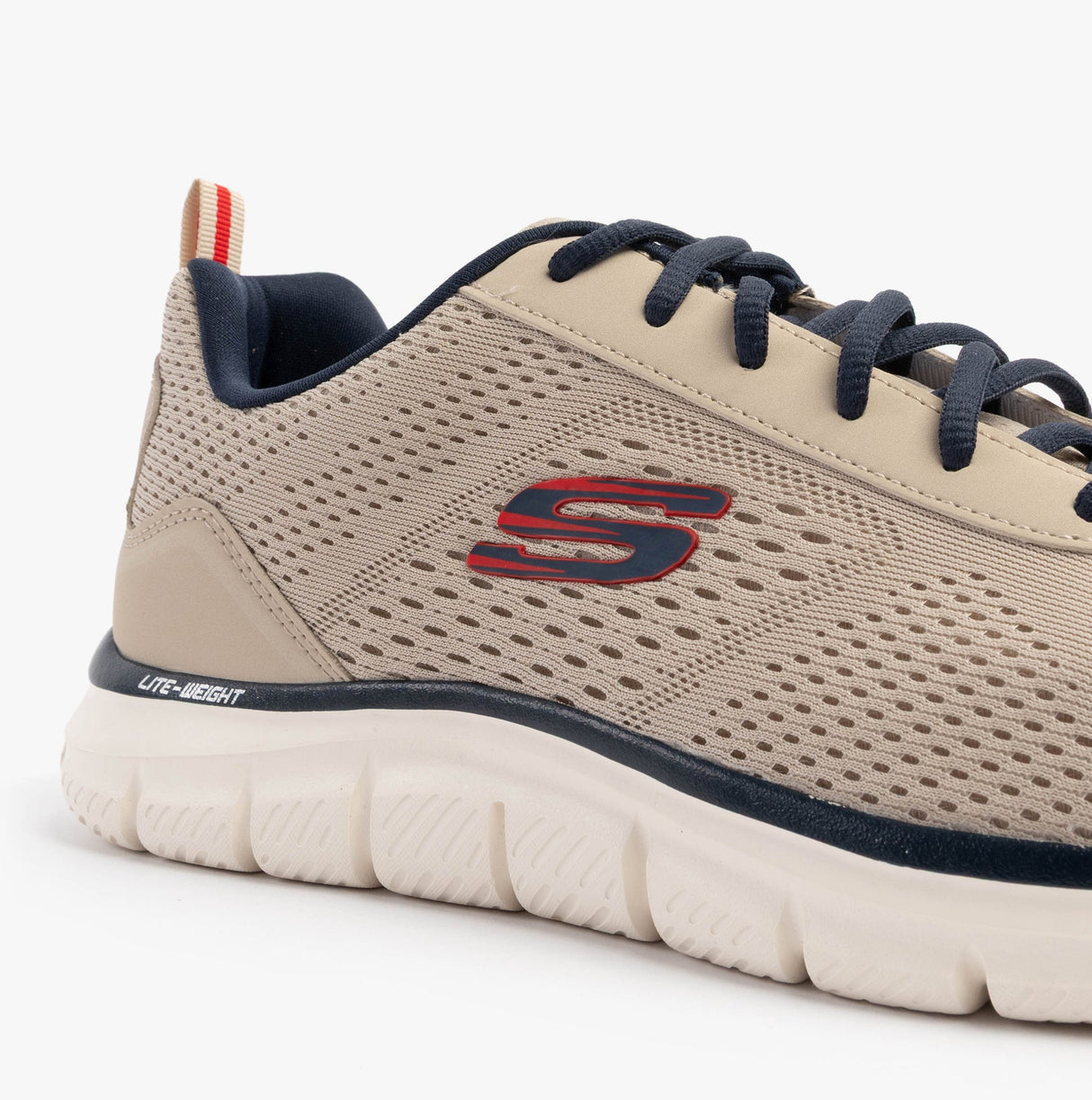 Skechers 232758/TPNV TRACK - LESHUR Mens Trainers Taupe/Navy