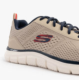 Skechers 232758/TPNV TRACK - LESHUR Mens Trainers Taupe/Navy
