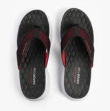 Skechers 232894/BKRD VAPOR FOAM SANDAL - SAYTO Mens Sandals Black/Red