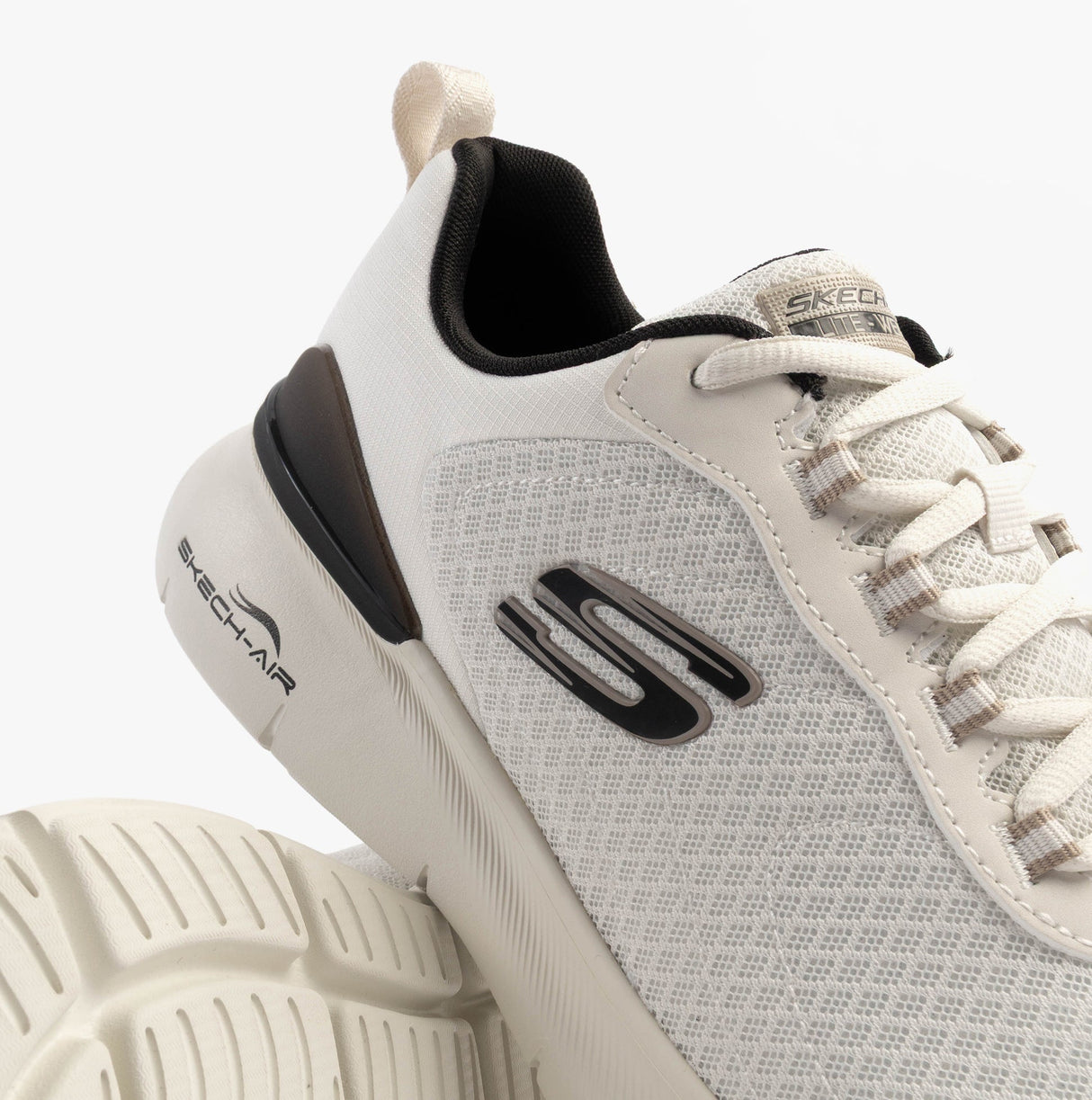 Skechers 232971/NTBK SKECH-AIR DYNAMIGHT 2.0 - DUR Mens Trainers Natural/Black