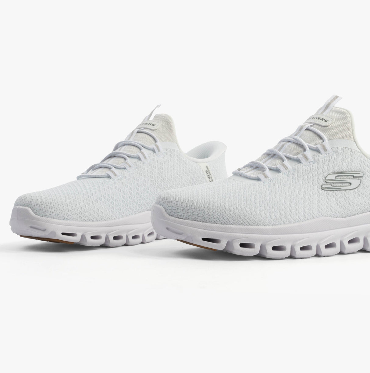 Skechers 233010/WHT GLIDE-STEP - NOXUS Mens Trainers White