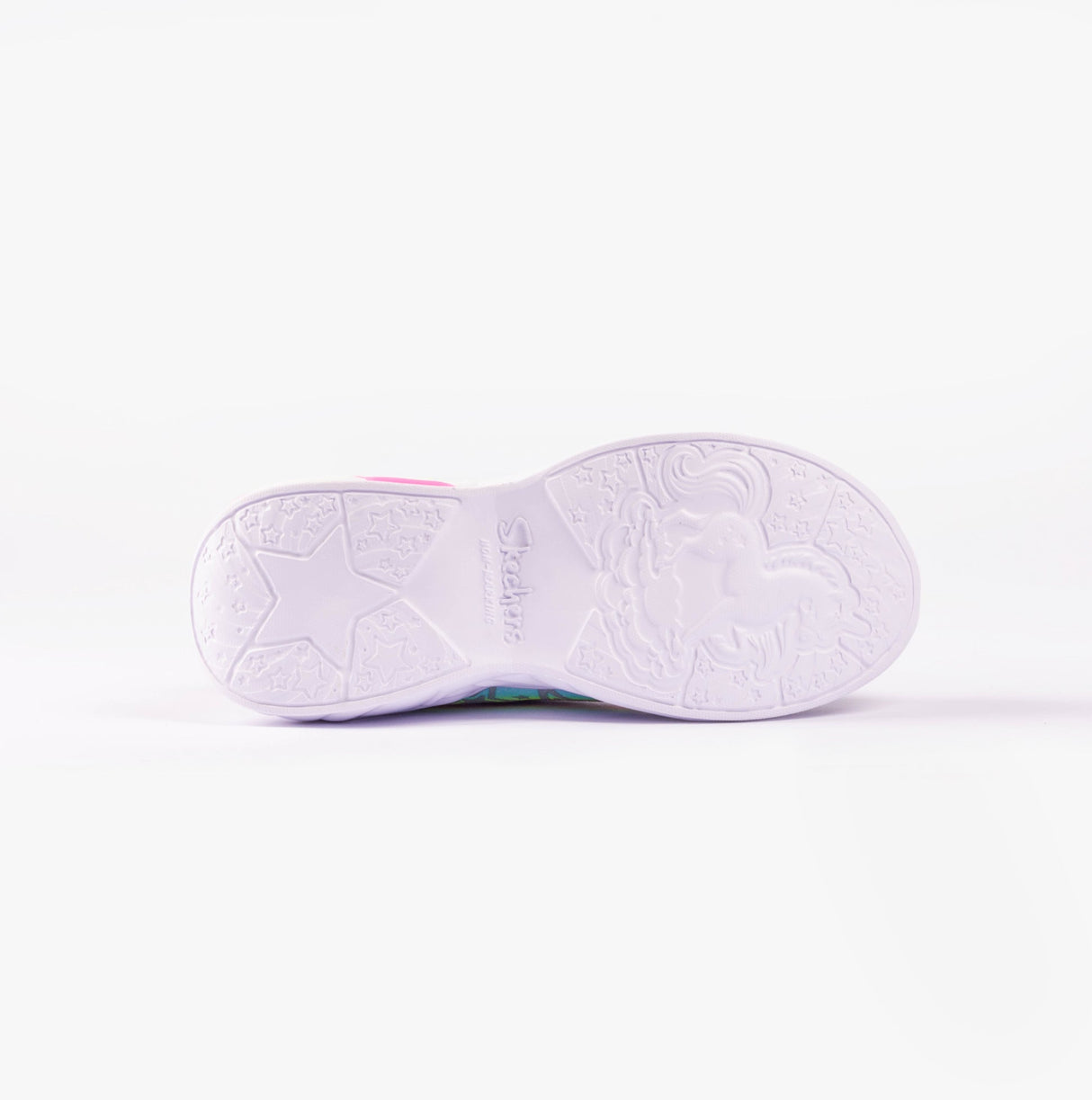 Skechers 302296L/SMLT UNICORN DREAMS - STARRY LITE Girls Trainers Silver Multi