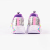 Skechers 302296L/SMLT UNICORN DREAMS - STARRY LITE Girls Trainers Silver Multi