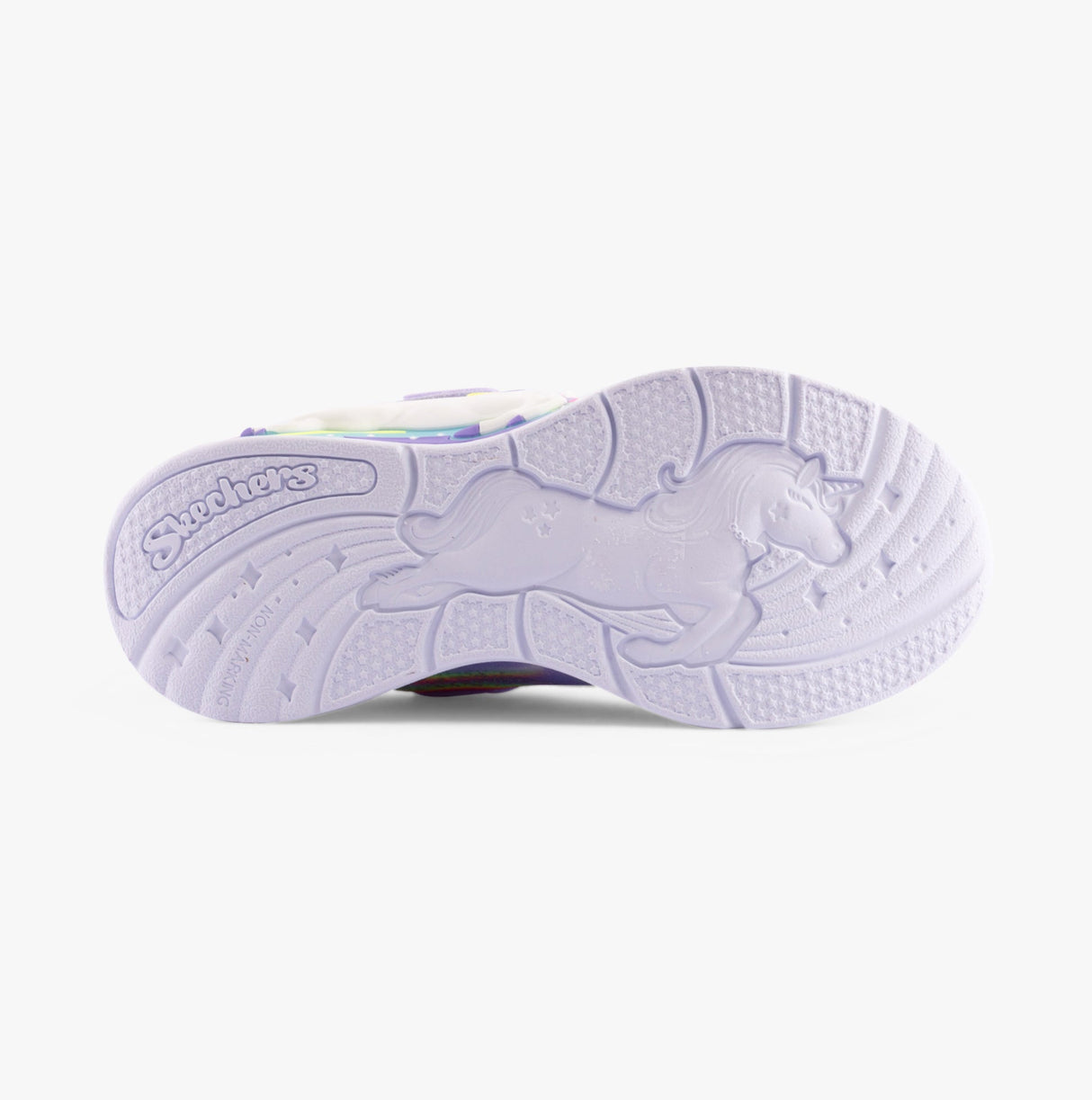 Skechers 302298-L/N-UNICORN CHASER Girls Trainers Lavender/Multi
