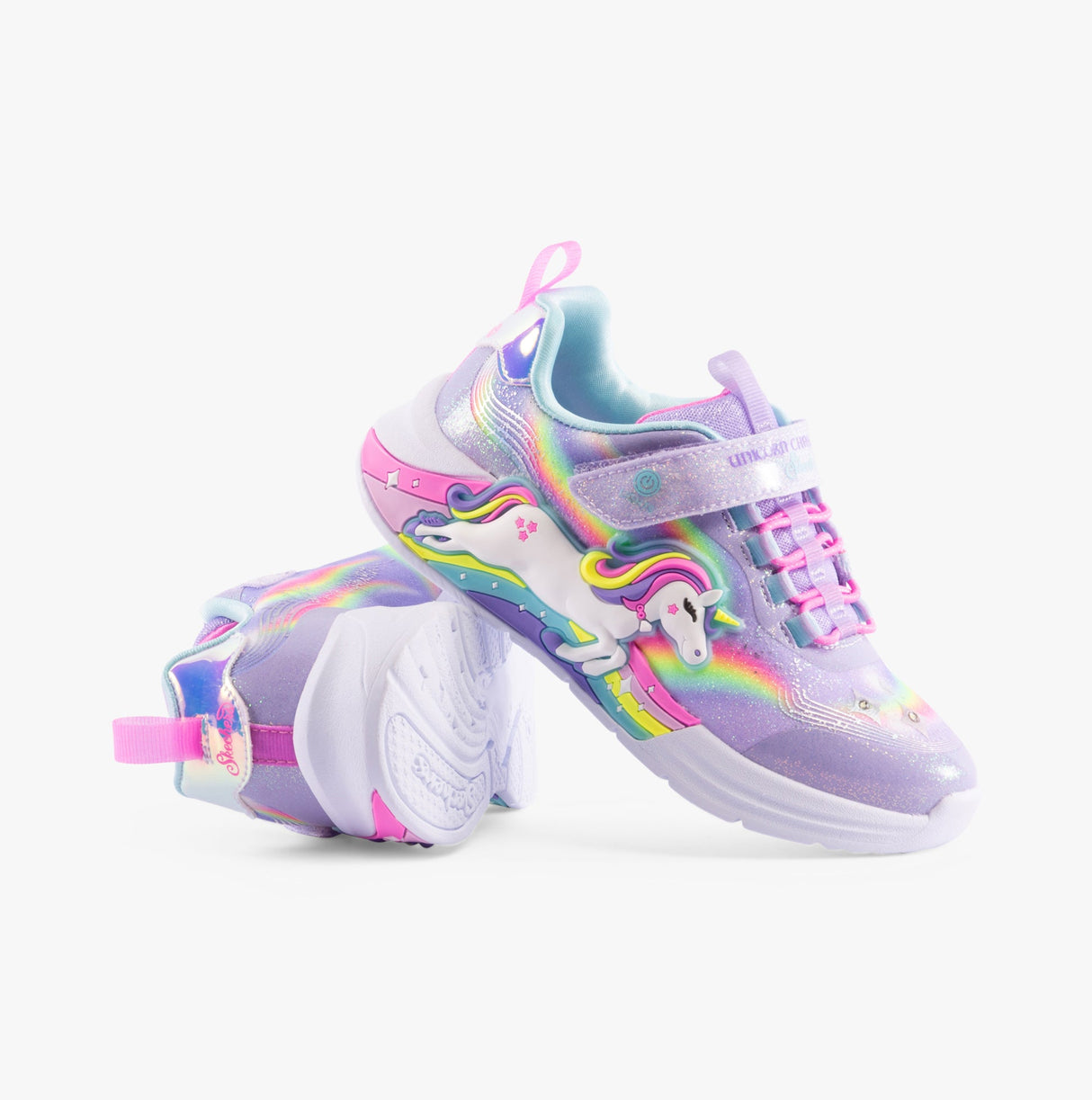 Skechers 302298-L/N-UNICORN CHASER Girls Trainers Lavender/Multi