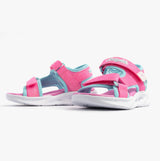 Skechers 303024L/HPAQ S-LIGHTS: SOLA GLOW Girls Sandals Hot Pink/Aqua