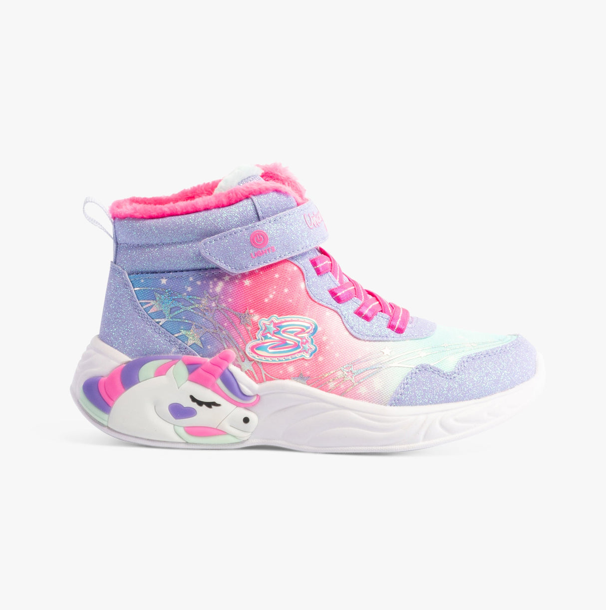 Skechers 303057L/LVHP UNICORN DREAMS - MAGICAL COVE Girls Trainers Lavender/Hot Pink