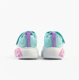 Skechers 303158N/TQMT PLAY SCENE - FUN SQUAD Girls Trainers Turquoise Multi