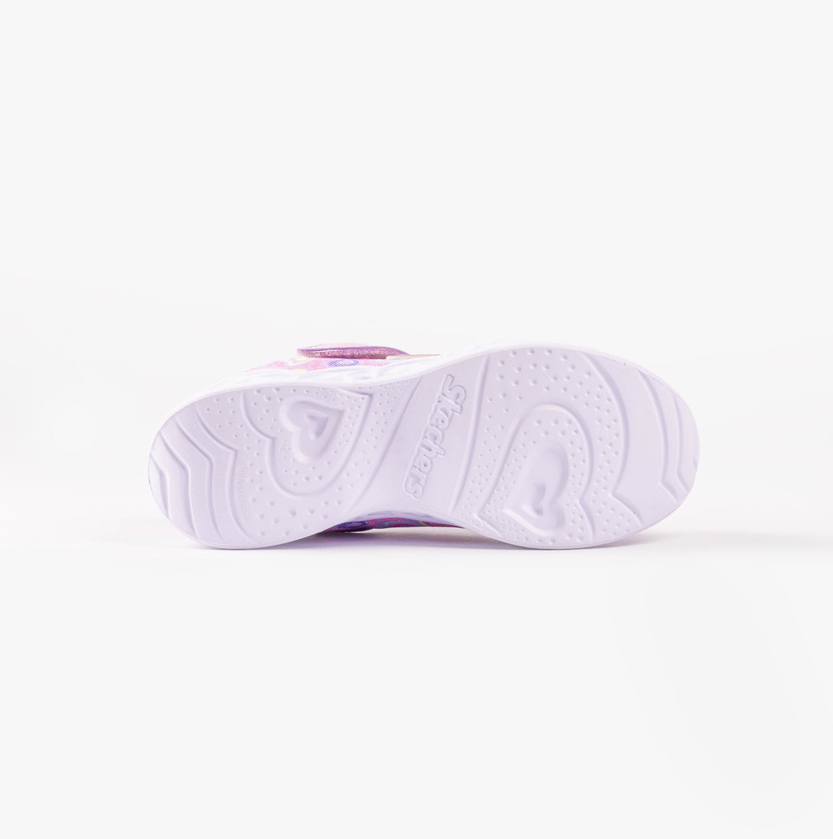 Skechers 303257L/LVMT HEART LIGHTS - BOOGIE LOVE Girls Trainers Lavender Multi