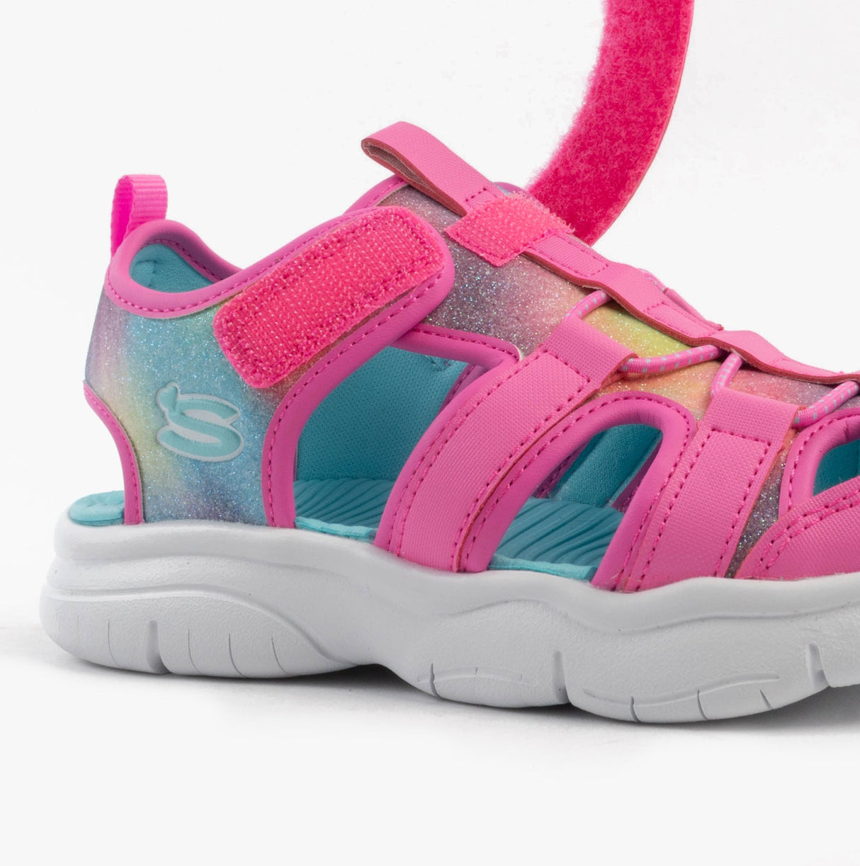 Skechers 303276L/HPMT FLEX SPLASH - DAYLIGHT SHIMMER Girls Sandals Hot Pink /Multi