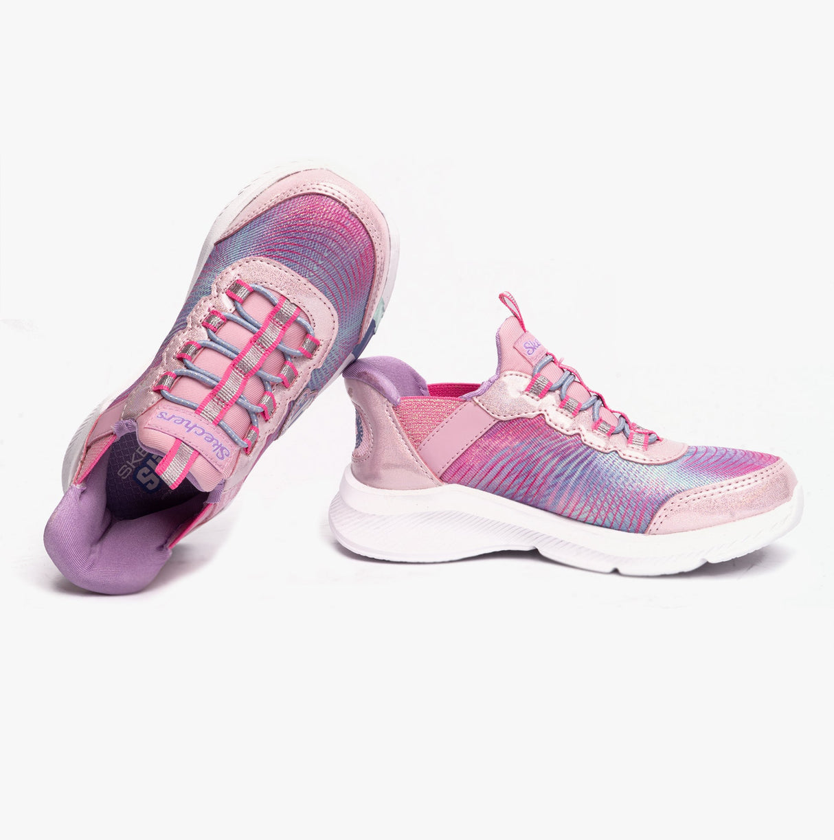 Skechers 303514L/LPMT DREAMY LITES - COLORFUL PRISM Girls Sneaker Light Pink/Multi