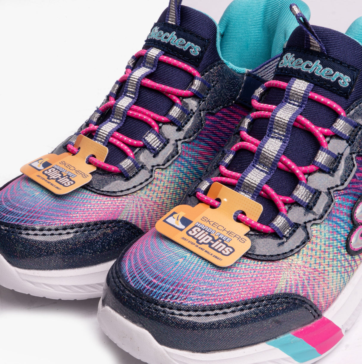 Skechers 303514L/NVMT DREAMY LITES - COLORFUL PRISM Girls Sneaker Navy/Multi