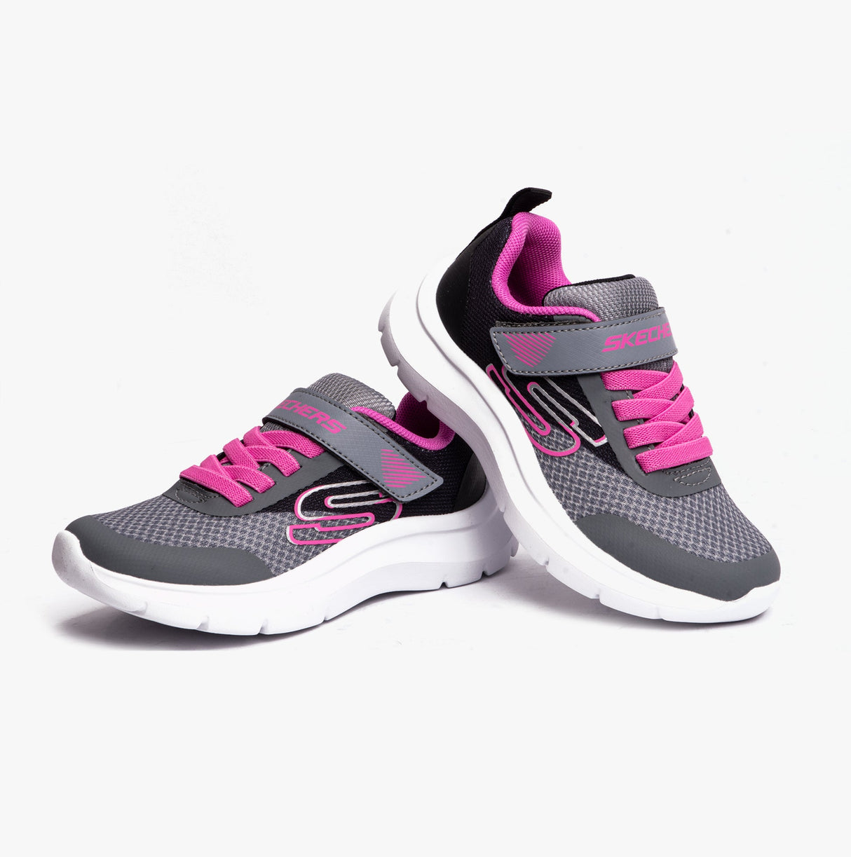 Skechers 303534L/BKGY SKECH FAST - TRENDING COLOR Girls Sport Black/Gray