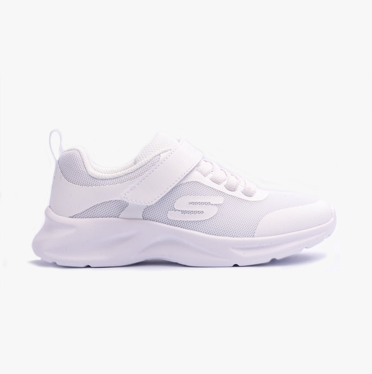 Skechers 303552L/WHT DYNAMATIC Girls Trainers White