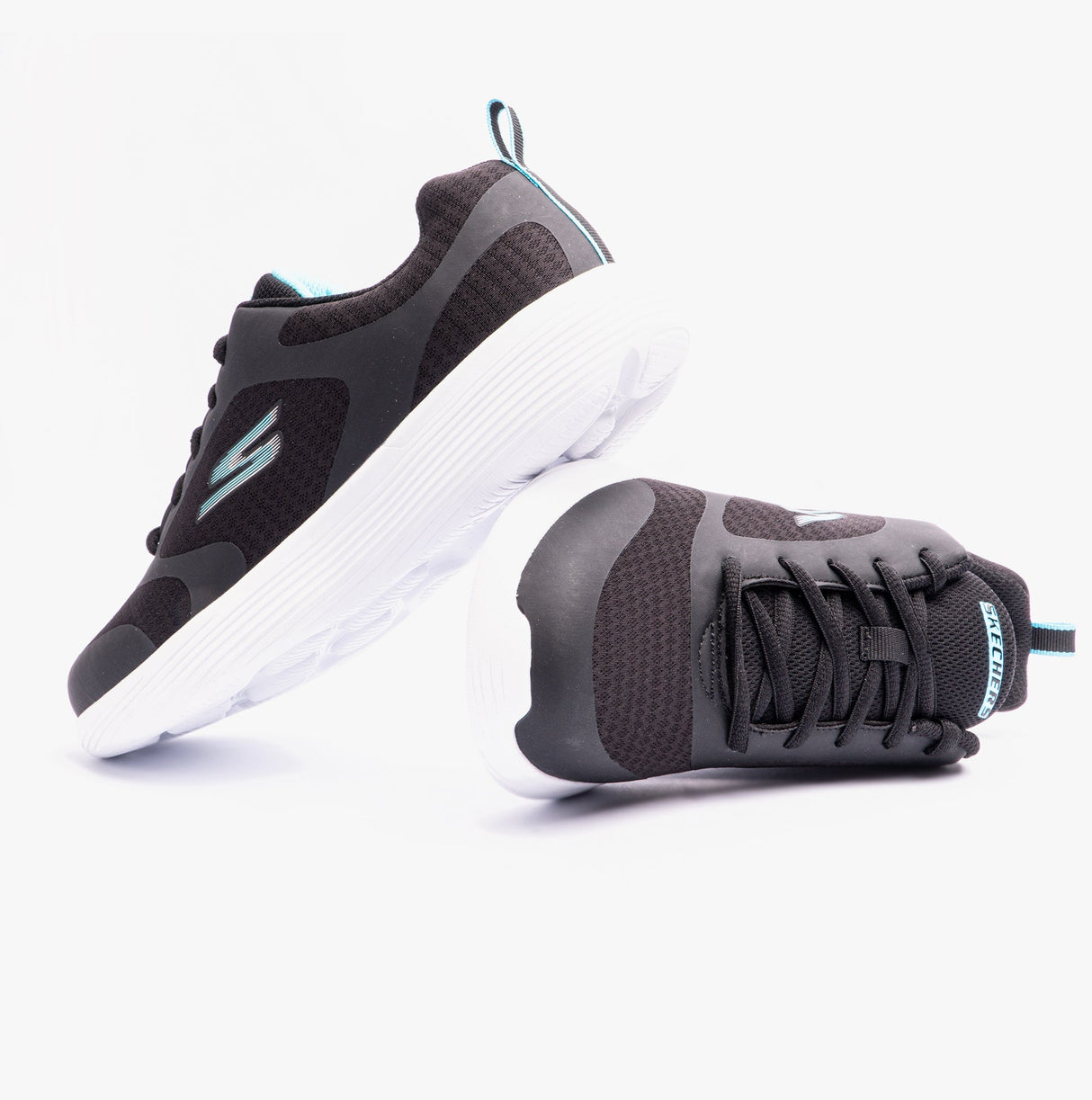 Skechers 303560L/BKBL GO RUN 400 V2 Girls Trainers Black/Blue