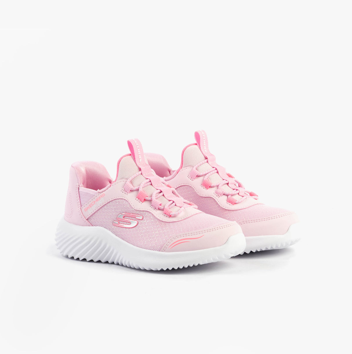 Skechers 303585L/LTPK BOUNDER - SIMPLE CUTE Girls Trainers Light Pink